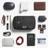 Keross Cable Organizer Bag for Travel with Removable Dividers Electronics Organizer Case for Chargers, Cables, Power