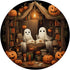 Cute Ghosts Reading Books Halloween Librarian Book Lover PopSockets Standard PopGrip