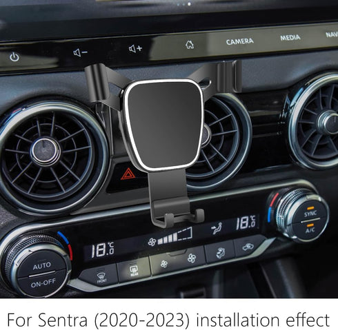 LUNQIN 2020-2025 Car Phone Holder for Nissan Sentra S SV SR Auto Accessories Navigation Bracket Interior Decoration