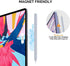 AhaStyle Silicone Case for Apple Pencil 2nd Generation & Pro (2024), Ultra Thin Protective Cover, Blue, Pink