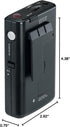 Sangean DT-200X FM-Stereo/AM Digital Tuning Pocket Radio - Black
