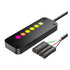 Y0S3QZ1 Power Button PC Switch Finger Slide ON/Off RGB Light Effect Motherboard External
