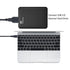 QCEs External Hard Drive Cable to USB C - 3.3FT for WD My Passport, Compatible with iPhone, MacBook, PC
