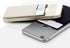 Sinjimoru Basic Cell Phone Wallet, Stick on Card Holder for Back of Phone, Grey