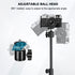 Jodichert 19"- 32" Camera Desk Mount, Overhead Desk Camera Stand Adjustable Desk Webcam Arm Light Stand for DSLR