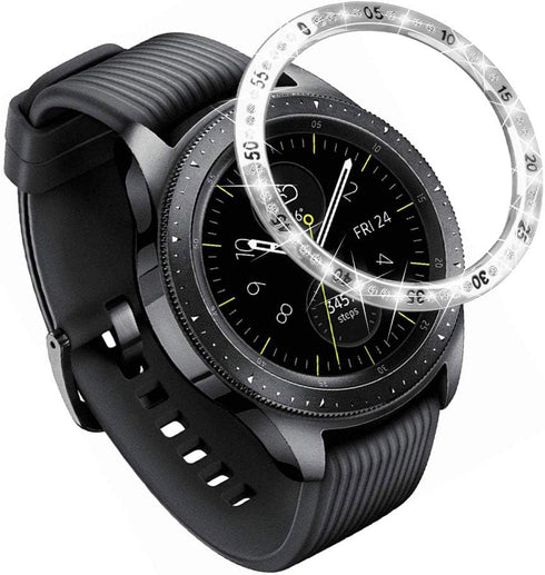 Samsung Compatible Crystal Metal Bezel Ring Protection Cover for Galaxy Watch 42mm & 46mm