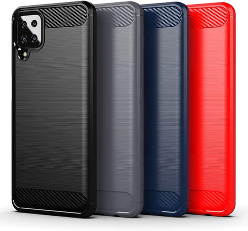 Osophter for Galaxy A22 4G Case - Shock-Absorption Flexible TPU Rubber Protective Cover with Screen Protector