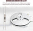 FOLOSAFENAR 1/4 Inch 7 Inch 3 Hub Empty Reel to Reel Take-up Reel - Universal Holes Aluminum Alloy Opening Part, Low