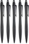 MECCANIXITY Black Touch Screen Stylus Pen, 5pcs for Phone