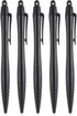 MECCANIXITY Black Touch Screen Stylus Pen, 5pcs for Phone