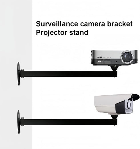 GledeYeTec 20cm 7.87" 180 Long Wall Corner Mount Bracket Arm, Long Arm Bracket Degree Rotatable Projector Wall Mount