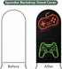 BaqwedCoSz 6 Game Theme Arch Backdrop Cover FT Game Controller Stretchy Elastic Arch Stand Covers Spandex Arched
