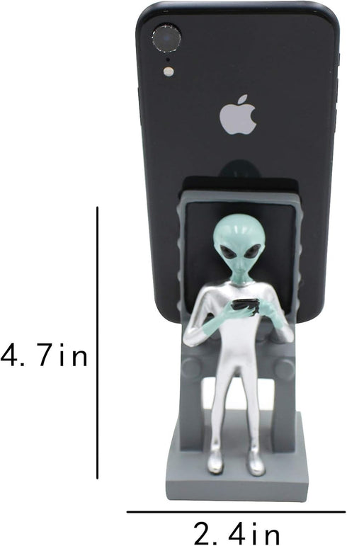 Cute Alien Shape Cell Mobile Phone Holder Stand for All Mobile Phones Desk Ornament