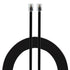 Power Gear Telephone Line Cord, 15 Feet, Black, Modular Jack Ends for Phone, Modem, Fax