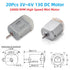 20PCS 3V~6V 130 WWZMDIB DC Toy Motor DIY Small Production Motor Micro Small Motor
