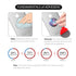 AZXYI Very High Bond Sticky Adhesive Replacement Kit, 12 Pack, 1.4 inches Double-Sided Stickers for Socket Base