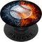 Baseball Fire Water Men Boys Kids Zen Yin Yang Taoism - Taoist PopSockets Swappable PopGrip