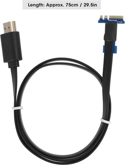 VBESTLIFE NGFF M.2 A/E Key to HDMI Adapter Cable, 75cm Notebook External Adapter Cable for HD Multimedia Interface
