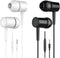 Generic 2 Pack Wired Earbuds in-Ear Headphones, Earphones with Microphone, Noise Isolation Corded