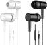 Generic 2 Pack Wired Earbuds in-Ear Headphones, Earphones with Microphone, Noise Isolation Corded