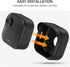Silicone Case Cover for All-New Blink Outdoor 4 (4th Gen), 3 Pack Weatherproof Skin with Hat Brim, Black