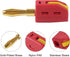 20Pcs 4mm 32A 250V, Banana Plug Quick Connect Speaker Wire Connectors Insulated Banana Sockets for Home Theater Audio