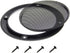 Fielect 2 Pcs 4" Speaker Grill Mesh - Decorative Circle Woofer Guard Protector Cover with 8 Screws (Silver)