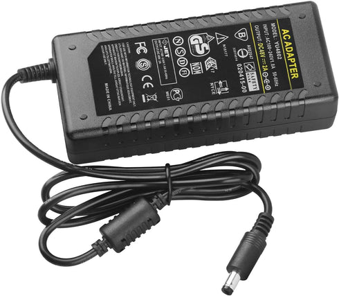 LeTaoXing 48V 2A Power Supply, AC to DC 48V 2A 96W Adapter for PoE Switch CCTV Camera Router Control System