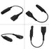 Yoidesu Walkie Talkies Headset Adapter for Baofeng BF-9700, K-head 2 Pin Audio Cable Adapter