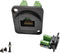 RJ45/8P8C D-Type Panel Mount Ethernet Extender Cat5E Terminal Solderless Network Adapter with Screw