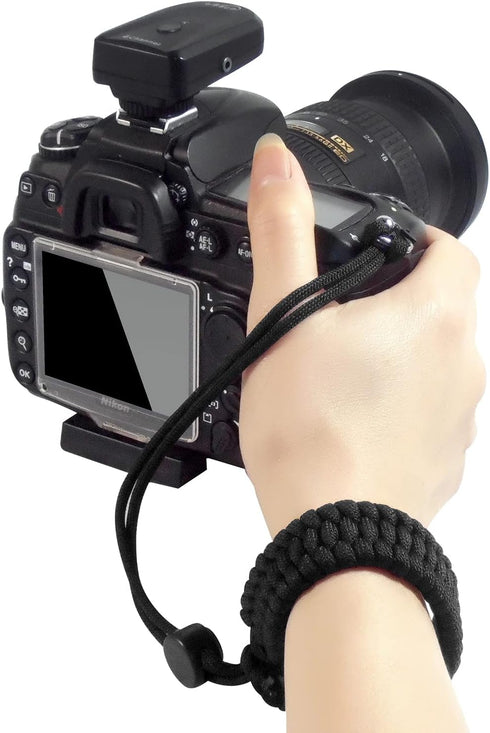 Wrist Lanyard - Paracord Adjustable Camera Hand Strap/Bracelet for DSLR, Mirrorless Camera
