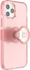 PopSockets iPhone 12/12 Pro Case with Repositionable Slide Grip, Compatible with MagSafe - Peachy