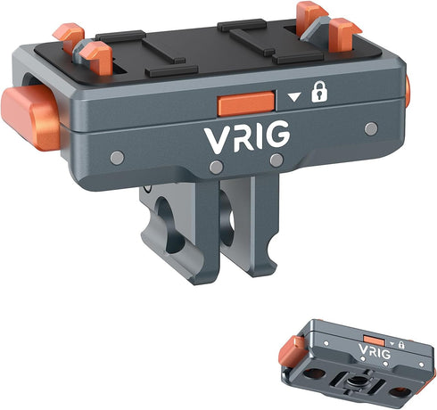 VRIG Safety Lock Quick Release Mount 2.0, Aluminum Alloy Magnetic Base for