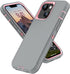 Sansunto Protection Case for iPhone 13, 14, 15, Heavy Duty Shockproof Silicone Rubber Cover for 6.1 Inch Phones