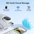 Wireless Outdoor Solar Security Cameras, 360° PTZ Remote Home Security, 2K 3MP with Spotlight Color Night Vision