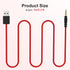 USB to 3.5mm Headphones Charging Cable Compatible with Beats by Dr Dre Solo/Studio Wireless Headphones, MP3 Player
