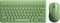 JieruiDeng 79-Key Retro Mini Wireless Keyboard Mouse Combo - 2.4G USB - Silent Mice Set for Laptop Desktop PC iPad