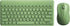 JieruiDeng 79-Key Retro Mini Wireless Keyboard Mouse Combo - 2.4G USB - Silent Mice Set for Laptop Desktop PC iPad