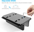 OMOTON Vertical Laptop Desktop Stand Holder with Adjustable Dock Size, Aluminum, Fits All MacBook, Surface, Chromebook