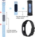 Canvas Nylon Bands Compatible with Garmin Vivosmart 4 tracker Replacement Bands with Case