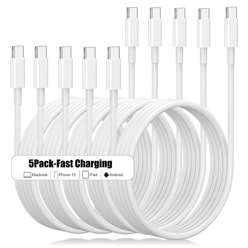 USB C to USB C Cable for iPad Pro, iPad Air, MacBook, Charger Cable for iPhone 15 Pro Max Plus