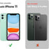 LOHASIC Leather Case for iPhone 11 – Slim PU Leather with Electroplated Frame, Anti-Slip Grip, Black