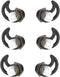 Silicone Earbud Tips for Bose QC20, QC20i, SoundSport, SIE2i, IE2, IE3 - 3 Pairs of Replacement Covers
