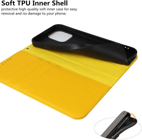 iCoverCase 15 6.1 Inch Compatible with iPhone Wallet Case with Credit Card Holder and Wrist Strap, RFID Blocking
