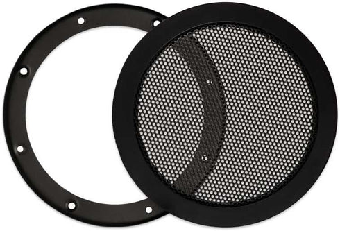 Goldwood Snap On 5.25" Black Steel Mesh Subwoofer Grille Speaker Woofer Grill