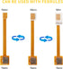PinQiongZhe 3.9 inches/10 cm (2 Cell Phone Nano SIM Card Extension Cable Cell Phone Card Slot Nano SIM Card Extension