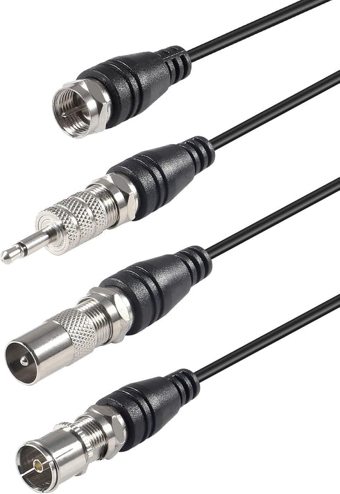 AEDIKO FM Radio Antenna Adhesive Mounting FM Radio FM Dipole Antenna for Stereo Receiver Indoor Music System FM Radio