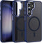 Samsung Galaxy S23 FE Case, Compatible with Magsafe, Dual Color Design Shockproof Protection with Anti-Slip Strip,