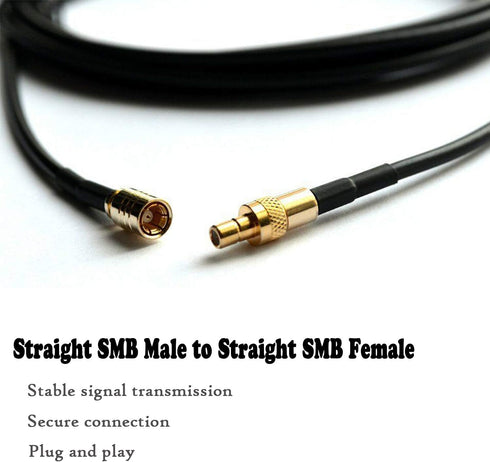 23' Anina XM Antenna Extension Cable for Sirius Home Vehicle Satellite Radio Stereo Receivers Tune Straight SMB Male