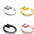 4 Pcs Diamond Cell Phone Ring Holder Stand, Transparent Finger Grip Clear Phone Ring Grip for Back of Phone Compatible